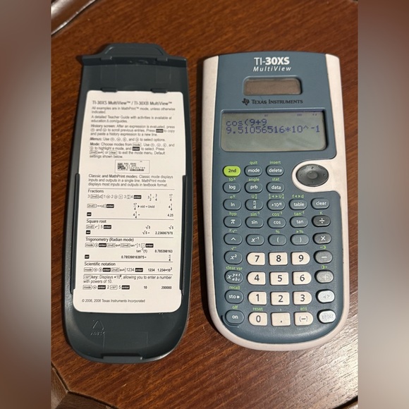 Texas Instruments TI-30XS MultiView Scientific Calculator W/Cover - Picture 2 of 4